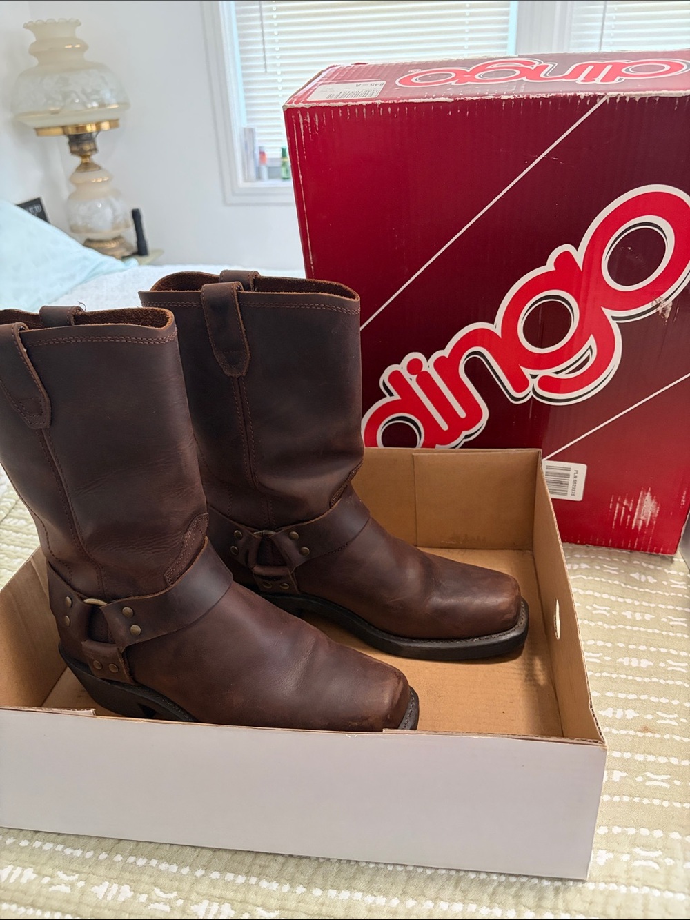 dingo Brown Leather Men's Cowboy Boots